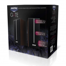 Колонки Smartbuy GATE SBA-4110 (2x10W, Bluetooth 4.2, FM, USB, SD, MP3, walnut)