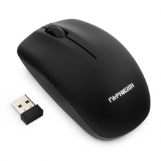 Мышь беспроводная Гарнизон GMW-400 (optical, 1200dpi, 2xAAA, black)