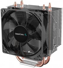 Вентилятор DEEPCOOL GAMMAXX 300 FURY (1150/1151/1155/1156/1200/1700/AM4/AM5, 92mm, Al, Hydro, 900-1800rpm, 17-21dBa, 3 тепловые трубки, DTH, 4pin, blue LED, 130W) RTL