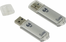 Флеш накопитель USB 3.0 64Gb Smartbuy V-Cut Series (SB64GBVC-S3, silver)