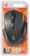 Мышь беспроводная Defender Datum MB-345 (optical, 1600dpi, 2xAAA, black)