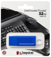 Флеш накопитель USB 3.2 32Gb Kingston DT Exodia (KC-U2G32-7GB, blue)