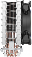 Вентилятор PCCOOLER GI-X4R (1150/1151/1155/1200/1700/AM4, 120mm, Al, Hydro, 1000-1800rpm, 8-27dBa, 4 тепловые трубки, 4pin, PWM, 145W, red LED, black) RTL