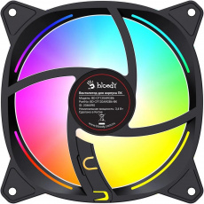 Вентилятор Bloody BD-CF120ARGB6-BK (120x120x25mm, Hydro, 600-1600rpm, 11-26dBa, 4pin, PWM, ARGB LED, black) RTL