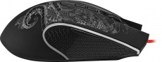 Мышь Defender Venom GM-640L (USB, optical, 7200dpi, игровая, подсветка, программируемая, soft-touch, промо-код "Crossout", 1.5m, black)