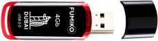 Флеш накопитель USB 2.0 4Gb FUMIKO DUBAI (FDI-01, black)