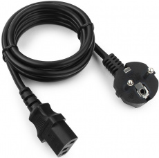 Кабель питания (PC-186-1-1.8M, сис. блок - розетка, 1.8m, 1mm2, black) Cablexpert