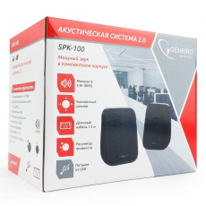 Колонки Gembird SPK-100 (6W, USB, black)