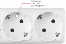 Сетевой фильтр КУБ (Powercube SPG6-16-3M, 6 розеток, 3 метра, 16A, white) RTL