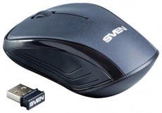 Мышь беспроводная Sven RX-320 (optical, 1000dpi, 2*AAA, black)
