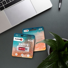 Флеш накопитель USB 2.0 4Gb FUMIKO PARIS (FPS-01, 30MB/s, red)