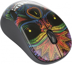 Мышь беспроводная QUMO Totem M41 (optical, 1600dpi, 2xAAA, waterprinting)