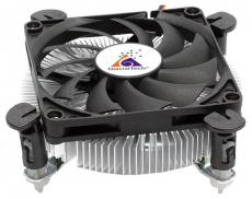 Вентилятор GlacialTech Igloo i620 PWM (E) (1150/1151/1155/1156, 80mm, ball, Al, 800-3600rpm, 9-34dBa, push-pin, low-profile, 4pin, 65W) OEM