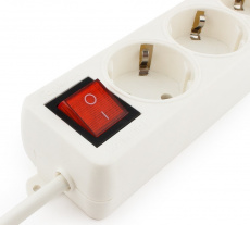 Сетевой удлинитель Гарнизон (EL-NB-G3-W-5, 3 розетки, 5 метров, 10A, white) OEM