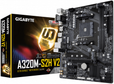 Материнская плата Gigabyte GA-A320M-S2H V2 (AM4, mATX) RTL