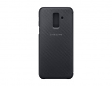 Чехол клип-кейс Samsung EF-WA605CBEGRU (для Samsung Galaxy A6+, wallet, black)