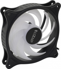 Вентилятор PCCOOLER FX-120-3 (120x120x25mm, Hydro, 1200rpm, 18dBa, 3+4pin, RGB fixed LED, black-white) RTL