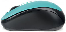 Мышь беспроводная Гарнизон GMW-450-3 (optical, 1000dpi, 2xAAA, soft-touch, black-turquoise)