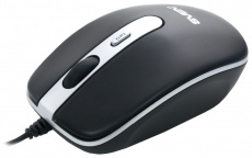 Мышь Sven RX-500 (USB, optical, 1600dpi, бесшумная, black-silver)
