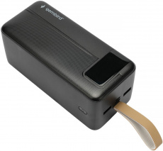 Внешний аккумулятор Gembird GPB-50Q (литий-полимерный, 50000mAh, выход 2.5A, вход 2.5А, QC4.0, PD, black)