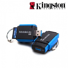 Карт-ридер Kingston mobileLite G3, SD/microSD/SDHC/SDXC/MSPD, USB 3.0 (FCR-MLG3)
