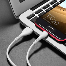 Кабель USB 2.0 Am - micro USB 1.0m (X37 Cool power, 2.4A, быстрая зарядка, white) hoco