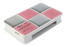 Карт-ридер PC Pet 24-in-1 (CR-217CPK, SDHC, microSD, M2, MS, MMC, CF, xD, Choco Pink, USB 2.0)
