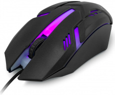 Мышь FUMIKO VENOMOUS FMW-05L-K (optical, 1000dpi, RGB подсветка, 1.2m, black)
