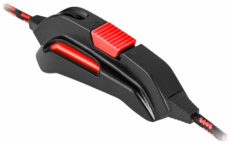 Наушники Redragon EXCIDIUM (полноразмерные закрытые, c микрофоном, игровые, 2.2m, black-red)