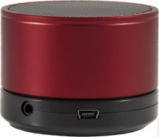Колонки Defender Wild Beat (1x3W, компактные, аккумулятор 450mAh, AUX, red)