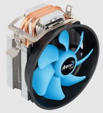 Вентилятор AeroCool Verkho 3 Plus (1150/1151/1155/1156/1200/1700/775/AM2/AM3/AM4/AM5/FM1/FM2, 120mm, Al, 1000-2000rpm, 18-27dBa, 3 тепловые трубки, 4pin, PWM, 125W) RTL