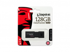 Флеш накопитель USB 3.2 128Gb Kingston DT100 G3 (DT100G3/128GB, black)