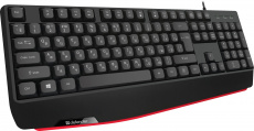 Клавиатура Defender Atom HB-546 (USB, мультимедийная, 1.8m, black)