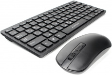 Клавиатура+мышь беспроводные Gembird KBS-9100 (black)