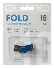 Флеш накопитель USB 2.0 16Gb QUMO FOLD (QM16GUD-FLD, blue)