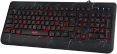Клавиатура Smartbuy RUSH (SBK-715G-K, USB, регулируемая подсветка, игровая, мультимедийная, black)