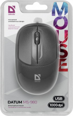 Мышь Defender Datum MS-980 (USB, optical, 1000dpi, black)