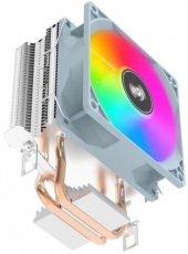 Вентилятор Aigo ICE200PRO (1150/1151/1155/1156/1200/1700/775/AM2/AM3/AM4/AM5, 90mm, Al+Cu, 1800rpm, 21dBa, 2 тепловые трубки 6mm, DTH, 3pin, rainbow LED, 90W, grey) RTL