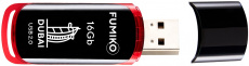 Флеш накопитель USB 2.0 16Gb FUMIKO DUBAI (FDI-03, black)