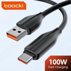 Кабель USB 2.0 Am - Type-C 1.0m (TXCT-LR01, 6A, 100W, быстрая зарядка, black) Toocki