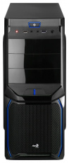 Корпус AeroCool "V3X" (без БП, ATX, black-blue)