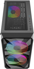 Корпус Powercase Mistral Micro A3B ARGB (CMMAB-A3) (без БП, mATX, USB3.0, 3x ARGB Fan, black)