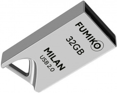 Флеш накопитель USB 2.0 32Gb FUMIKO MILAN (FMN-04, silver)