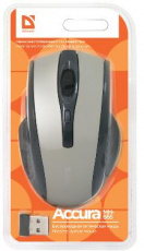 Мышь беспроводная Defender Accura MM-665 (optical, 1600dpi, 2xAAA, black-beige)