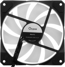 Вентилятор Ocypus Beta F12 BK ARGB (120x120x25mm, Hydro, 800-1600rpm, 29dBa, 4pin, PWM, ARGB LED, black) RTL
