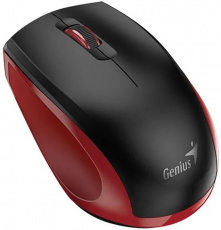 Мышь беспроводная Genius NX-8006S (optical, 1200dpi, AA, бесшумный клик, black-red)
