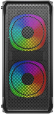 Корпус Powercase Mistral Edge SE (CMSEB-A3) (без БП, ATX, USB3.0, 3x ARGB Fan, black)
