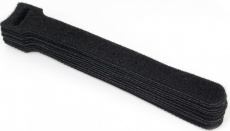 Хомуты-липучки на основе ленты Velcro® (VT-145x11BK, 145x11mm, 12 шт., black) Cablexpert