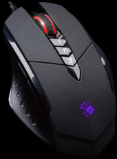 Мышь A4Tech Bloody V7M (USB, optical, 3200dpi, RGB подсветка, игровая, black)