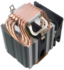 Вентилятор Coolangel (1150/1151/1155/1156/1200/1366/775/FM1/FM2/AM3/AM4, 2x92mm, Hydro, 800-2000rpm, 15-25dBa, 6 тепловых трубок, 4pin, RGB fixed LED, 150W) RTL